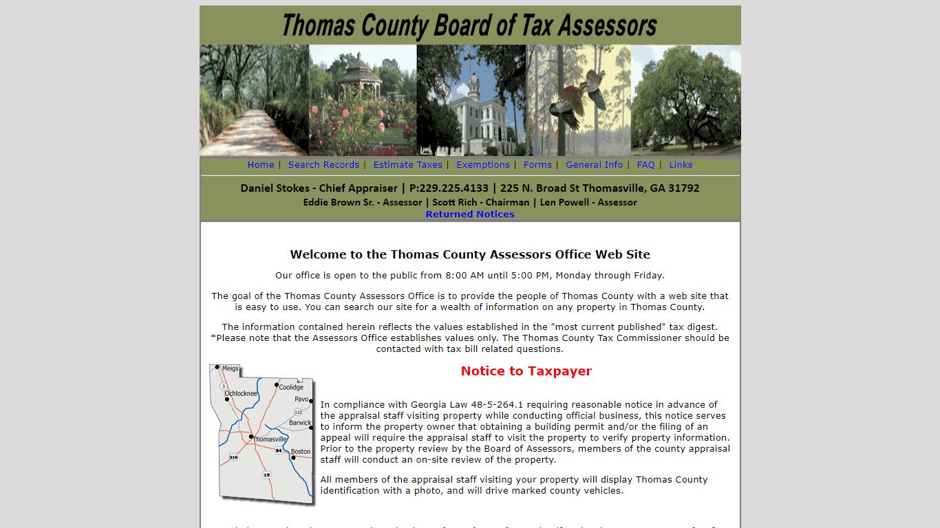 Thomas County Tax Assessor's Office - Schneider Geospatial